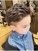 キッズカットフェードメンズマッシュショートメンズパーマ