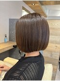ミニボブ×似合わせカット【ミニボブ/丸型卵型/髪質改善/塚口】