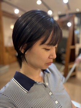 フリー(Free)の写真/いつものヘアも前髪や顔周りのカットで印象が変わる。大人可愛い、褒められショート・ボブに！[平塚2分]