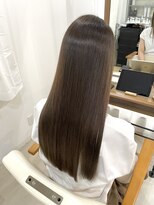 美髪専門サロン バイ マイル(美髪専門サロン by mile)&nbsp;【髪質改善カラー＋アルカリ酸熱トリートメント】柔らかベージュ