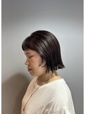 ショートバングなボブスタイル