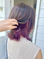 アプシー 三木店(Apsee)&nbsp;ミディアムレイヤー×インナーラベンダーピンク♪