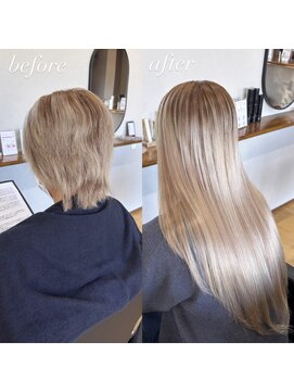 ベイビーズブレス(Baby's breath) 【ホワイトミルクティー】#シールエクステ #岡山 #倉敷