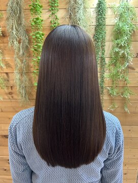 ヘアーサロン クオーレ(hair salon CUORE) グレージュロング