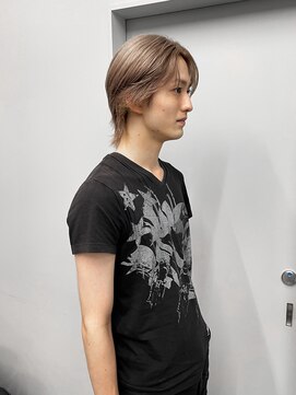 ヴァーディ オモテサンドウ(Vardy omotesando) beige/メンズブリーチ ベージュ ハイトーンメンズ