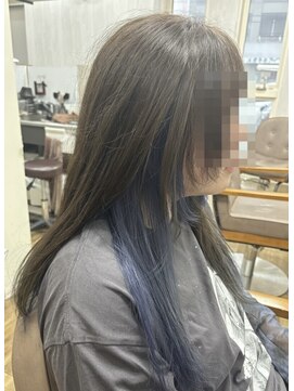 テーラヘアー 高座渋谷店(TELA HAIR) アッシュインナーカラー×顔周りのレイヤー