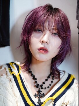 ライラ(Lyla) ［salonLyla］グレープマッシュウルフ