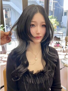 ヌエン 渋谷(NU/EN) くびれるハッシュカット/ハイレイヤー/ロングレイヤー