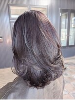 ルシードスタイル リム(LUCIDO STYLE Rim)&nbsp;ダークバイオレット×重めレイヤー