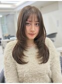 藤本指名◎レイヤーカット イルミナカラー 髪質改善 銀座
