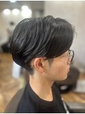 MEN’S/リバースセンターパート/ニュアンスパーマ/印西市