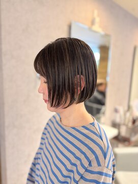 ヘアーエスクールフェイス(hair S. COEUR face) ミニボブ/大阪美容室/枚方美容室
