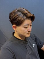 ビーダンディー(Bee dandy) ビジネスツーブロックショート サイドパート ダークブラウン