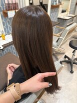 ウルカ 北浦和西口店(ulQua)&nbsp;赤みを抑えた、透明感のあるマットブラウンカラー〇