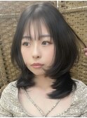 ハイライトカラーミルクティーベージュケアブリーチダブルカラー