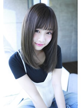 エストリア 栄店(ESTREA) エストリア栄店 オトナ可愛い流し前髪カールby平岩