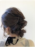 お呼ばれヘアアレンジ☆