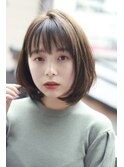 大人可愛い　小顔ヘア　ボブ　ユーレルム新宿