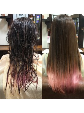 ピノリコ Hair&make pinorico 酸性ストリートメント◎髪質改善