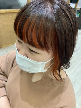 バランス Balance 前髪からインナーカラー