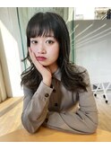 tuuli miyu カーキハイライトヘア/20代30代40代50代