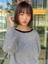 ディーエックス ウエスト(Dxxxx WEST)&nbsp;切りっぱなしボブショート/カット/イルミナカラー/顔周りカット