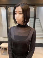 シータ(sheta)&nbsp;【sheta/小林】切りっぱなしボブ　暗髪ボブ