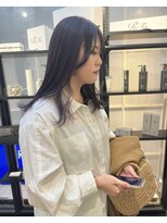 トレス(TRESS)&nbsp;セミディ/プツっと/バイオレット/デザインインナーカラー/透明感