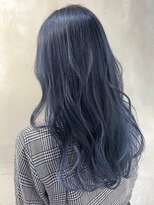ダブルカラーブルーベージュカラーケアブリーチハイトーンカラー
