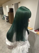 ビスポーク(BESPOKE)&nbsp;20代30代40代ダブルカラー　グリーンカラー／モスグリーン