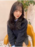 アッシュ/グレージュ/韓国ヘア/渋谷/レイヤー/顔まわり