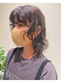 【ハクラ】ボブパーマ レイヤーボブ 顔まわりカット ボブウルフ