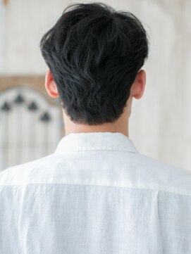 モッズヘア メン 上尾東口店(mod's hair men) 七三分けかき上げ黒髪スマートマッシュX上尾　リクルート