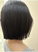 切りっぱなしボブ