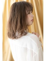 カバーヘア ブリス 志木南口駅前店(COVER HAIR bliss)&nbsp;□グレーベージュゆるふわエアリーミディ404志木20代30代40代