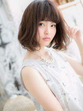 モッズヘア 越谷(mod's hair) フレンチカジュアルくせ毛風小顔抜け感ボブc6越谷20代30代40代