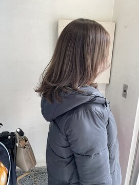 キャンバス バイ ネオリーブ 横浜西口(Canvas by neo.) ハイライトグラデーション グレージュ　【miku】