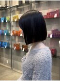 髪質改善縮毛矯正タッセルボブ似合わせカットフェミニンロング
