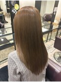 透明感カラー 赤み消しカラー ブリーチなしWカラー