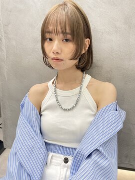 ロンドプロフィール 浦和(Lond profil) ブリーチなしカラー伸ばしかけヘア簡単スタイリング小顔ヘア