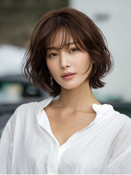 アルトリスト(Altruist Aging×HAIR&SPA) ★ダークアッシュ大人ガーリーボブ着物似合わせカット/髪質改善