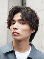 レタッチ バイ フィフス 天神大名(RETOUCH by fifth)&nbsp;福岡天神ゆるめシャドウパーマメンズマッシュウルフカット緩め