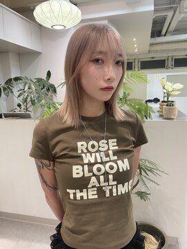 ミーム 原宿 表参道(meme) ダブルカラー/ハイトーンカラー/ケアブリーチ/インナーカラー