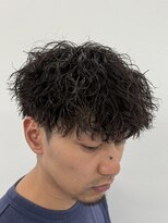 ビカムメンズヘアー 栄店(become men's hair)&nbsp;縦落ちパーマツイストスパイラル刈り上げマッシュ名古屋栄