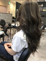 プログレス フレスポ富沢店(PROGRESS)&nbsp;『Long×Highlight』デザインカラー×白髪ぼかしハイライト