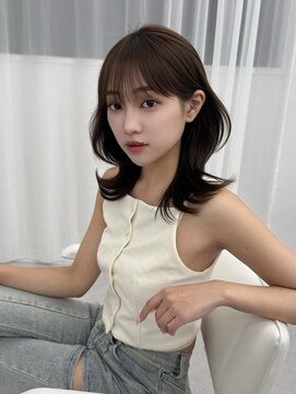 アマトウキョウスマートサロン(AMA TOKYO×Smart Salon) くびれレイヤー/顔まわりカット/レイヤーカット/小顔ヘア