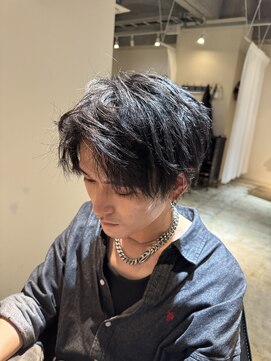 メンズクリスプ フェザーカット