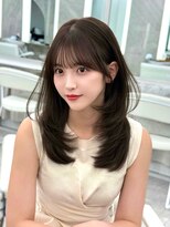 マウルルナ(MAEUL luna)&nbsp;レイヤーカット　ミディアム　ワンカール『MAEUL luna 桔川』