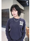 ウルフカットウルフレイヤーカットハイレイヤーボブレイヤー小顔