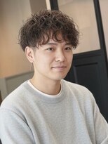 ミュージアム(MUSEUM)&nbsp;シャドウパーマメンズスタイル　メンズパーマ／ツーブロック